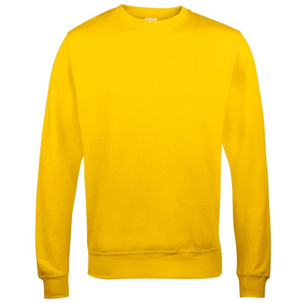 AWDis Just Hoods AWDis Unisex Crew Neck Plain Sweatshirt (280 GSM) / Gold